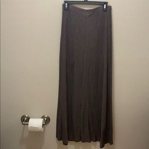 Brown long skirt